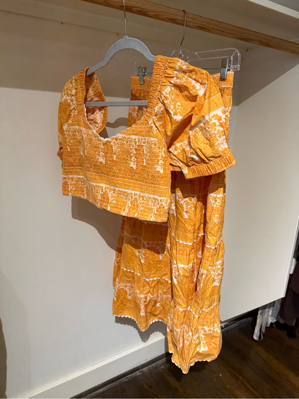 Cleobella Yellow Floral Maxi Dress